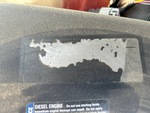 Engine with Emission Label