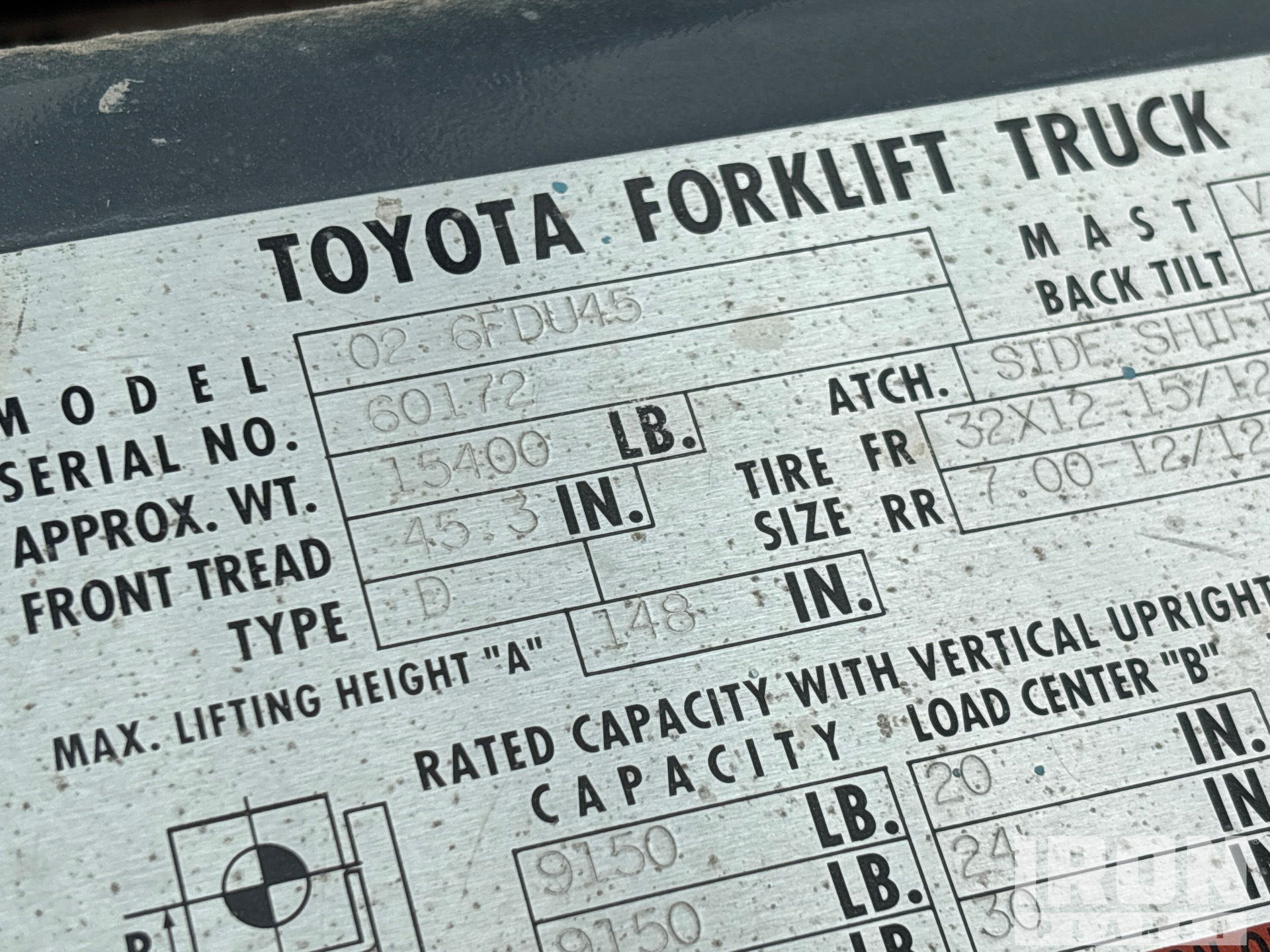1998 Toyota 6FDU45