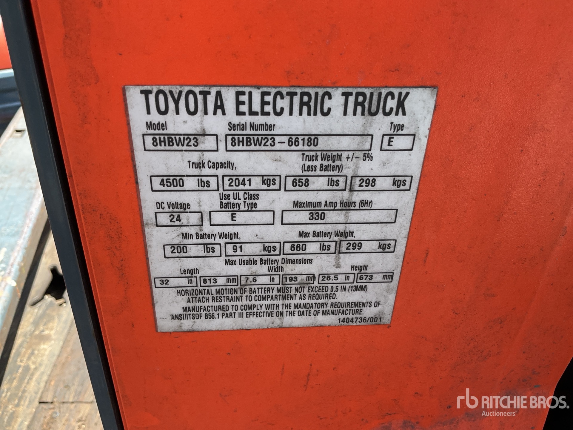 Toyota 8HBW23