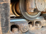Undercarriage with Left Track Rollers
