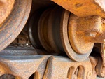 Train de roulement with Rouleaux de chenille gauches