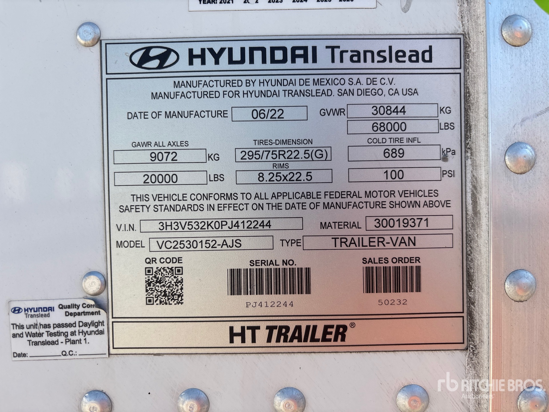 2023 Hyundai VC2530152-AJS