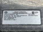 Engine with Emission Control Label
