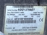 General Appearance with Refrigeration Unit Serial Number