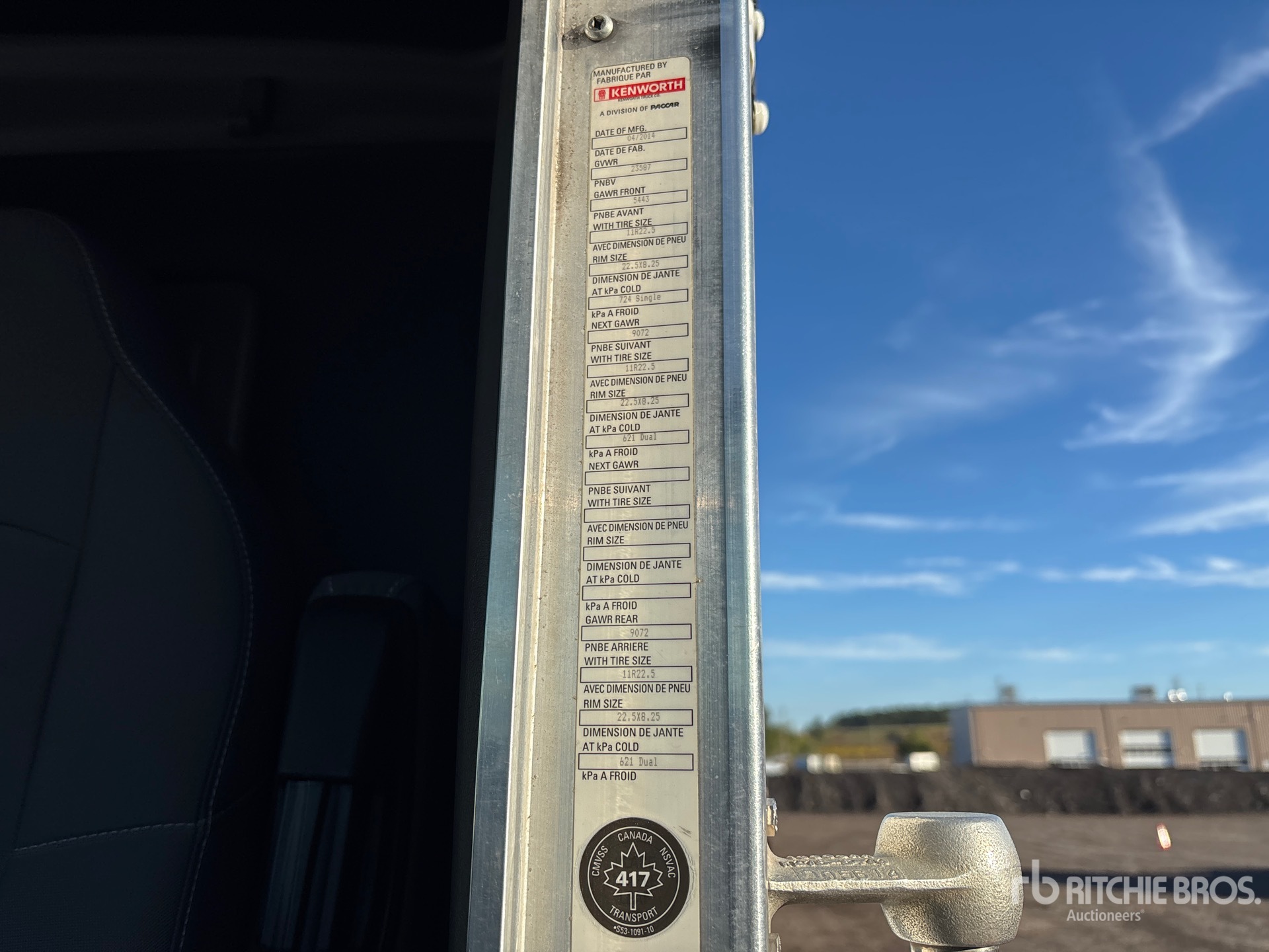 2015 Kenworth T800