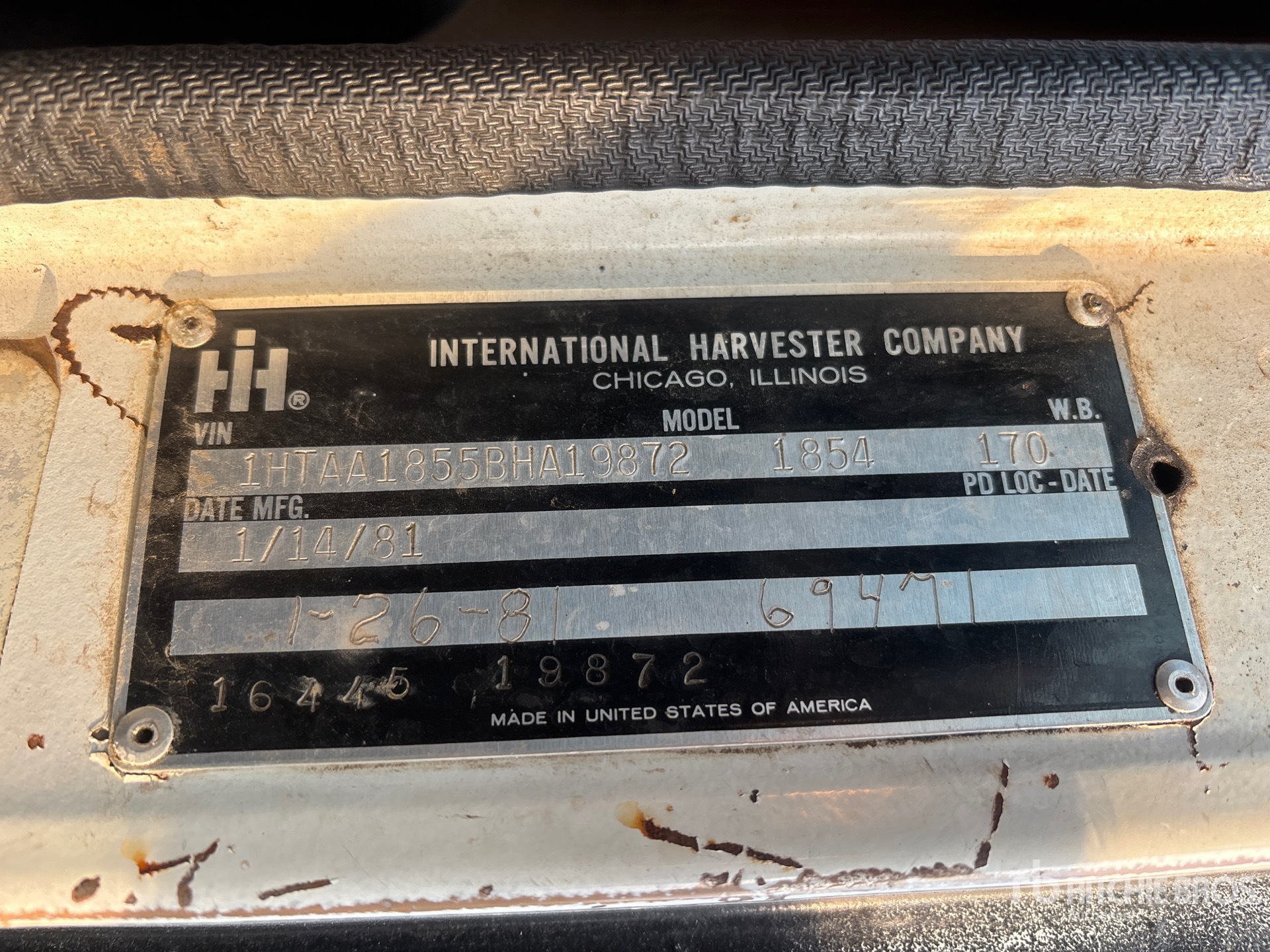 1981 International 1854