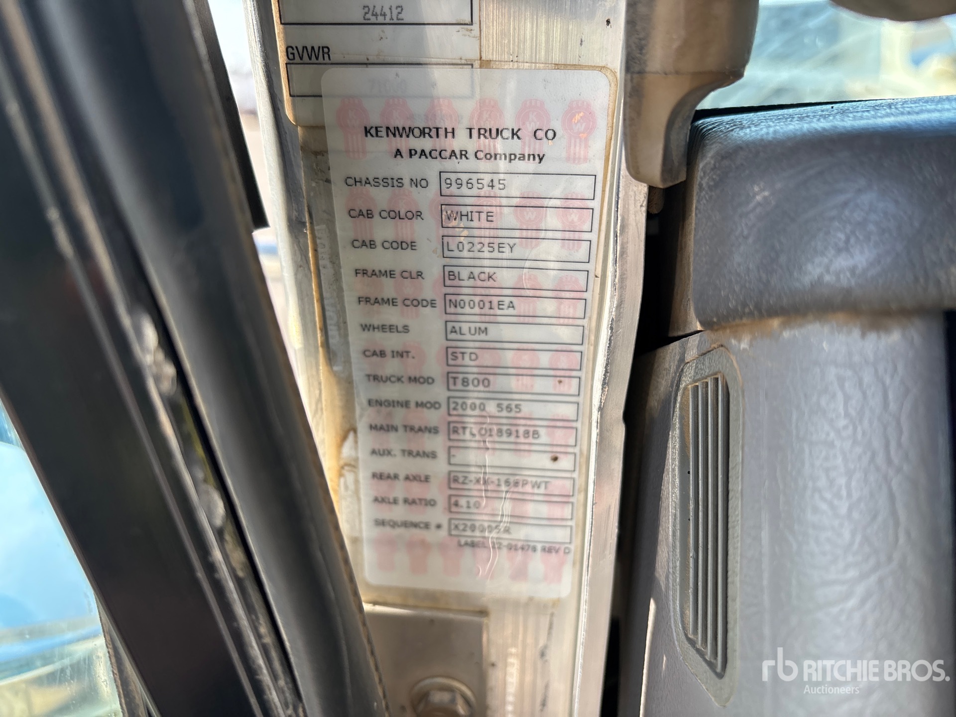 2019 Kenworth T800