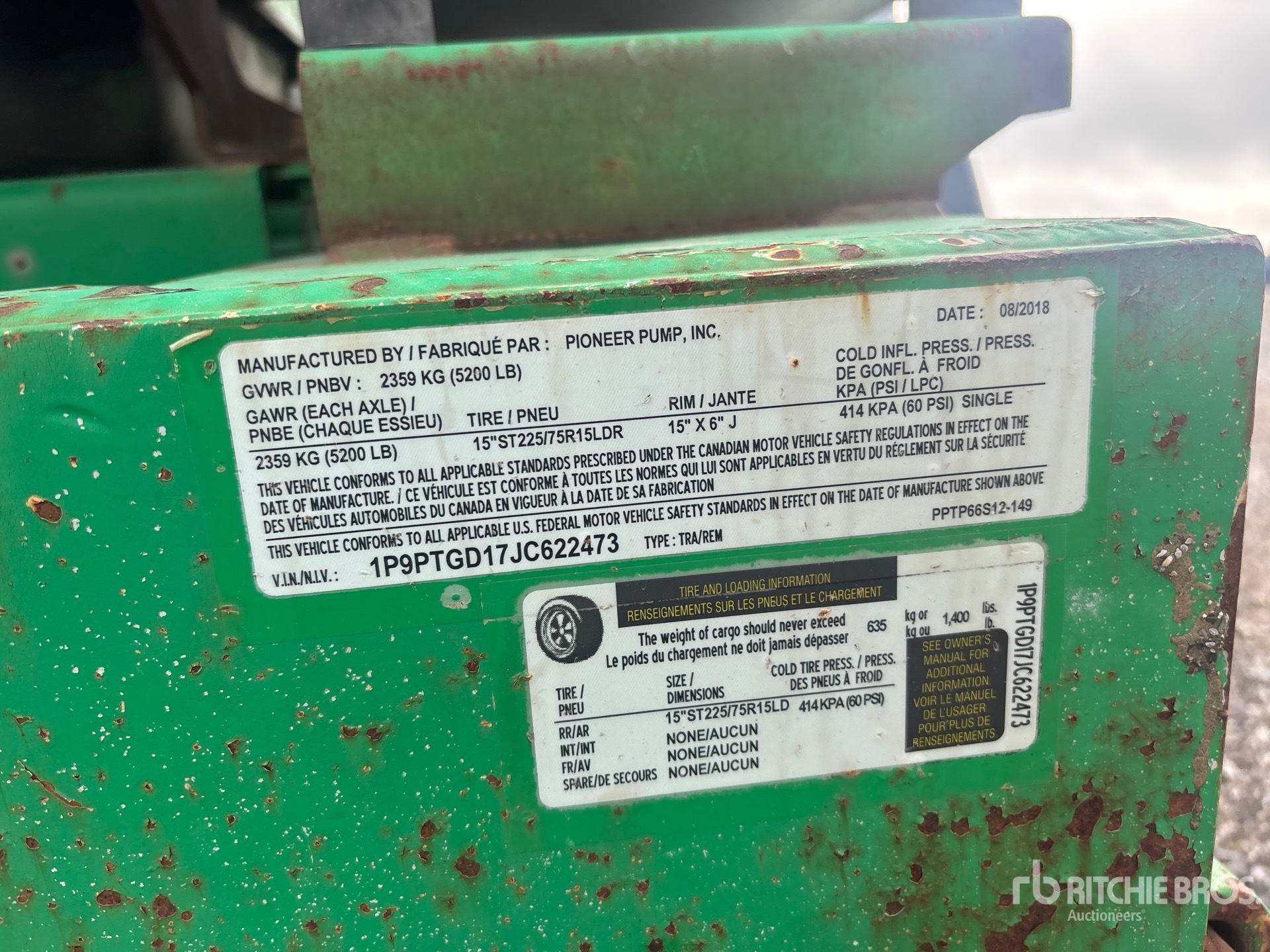 2018 Pioneer Pump PP66S12L71