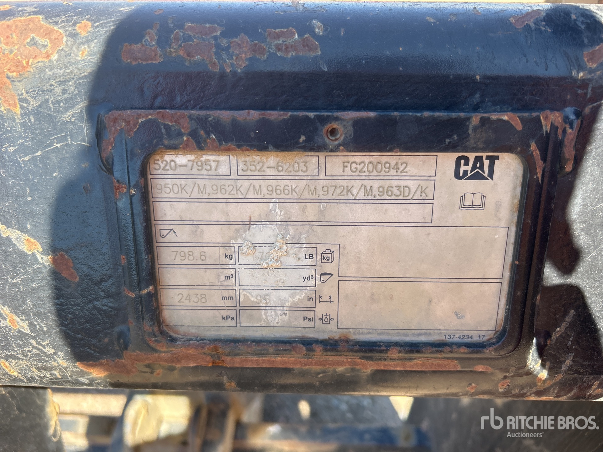 Caterpillar 72 IN