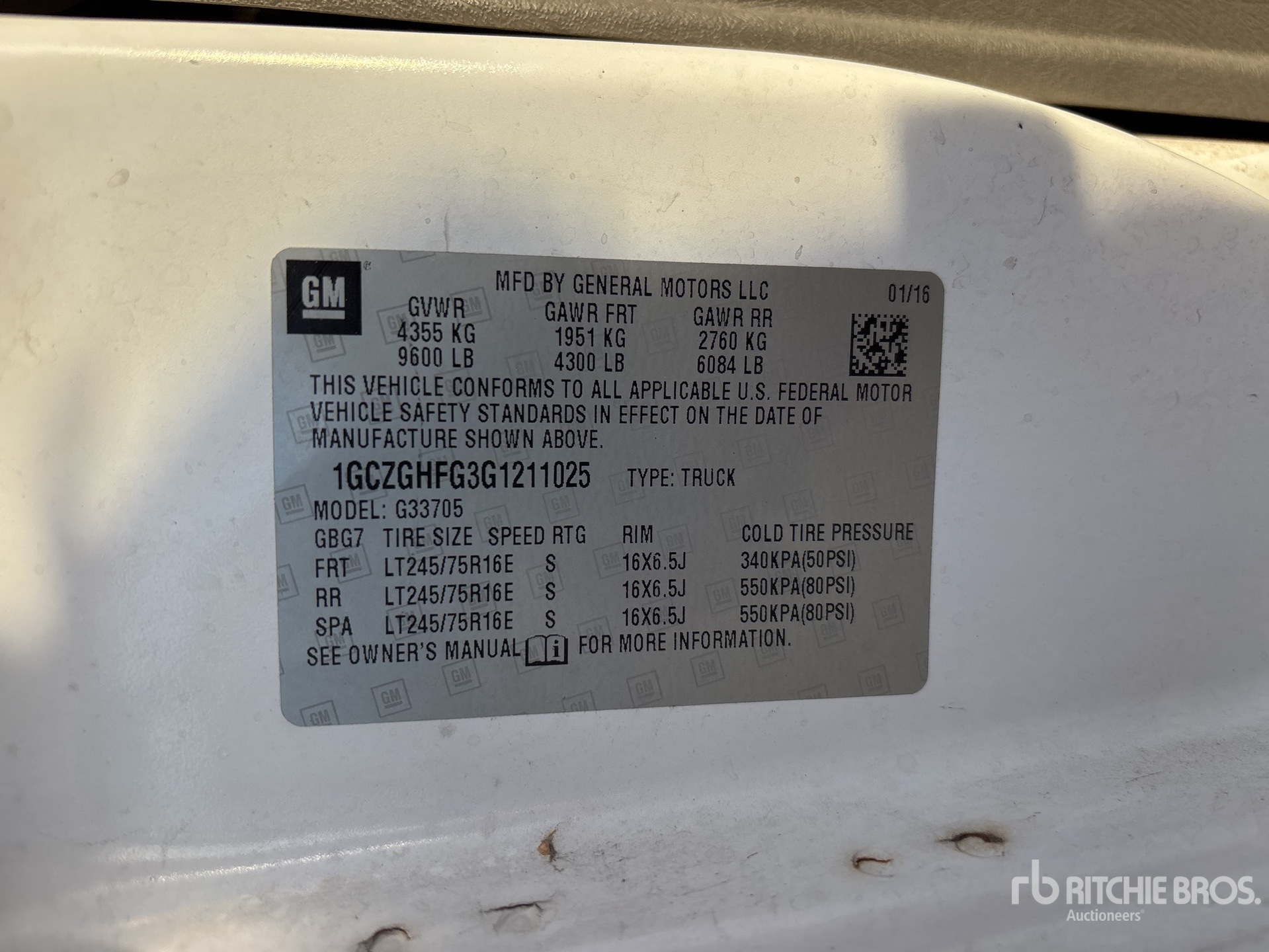 2016 Chevrolet EXPRESS 3500