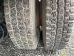 Underbody with Left Front Drive Tires