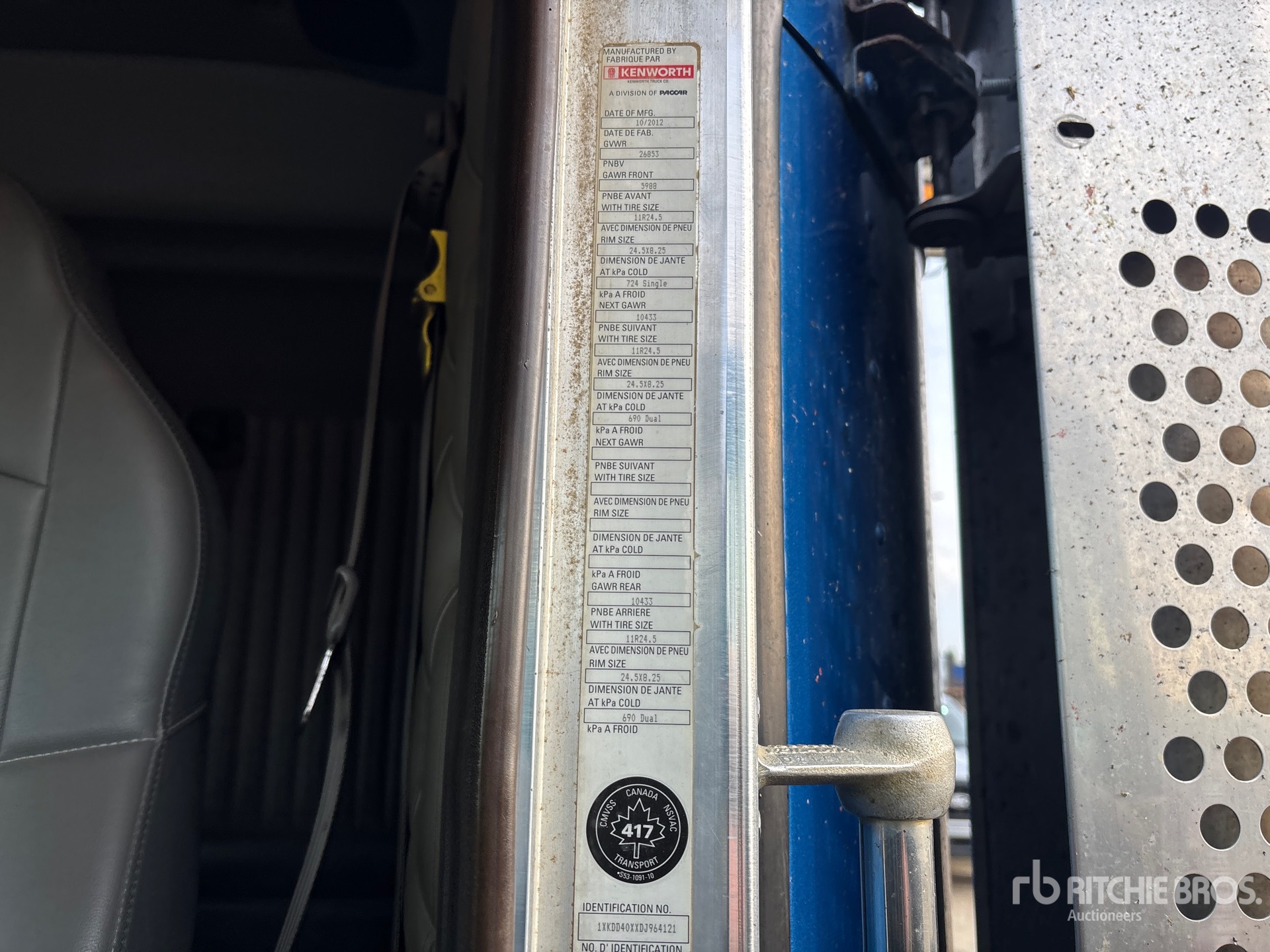 2013 Kenworth T800