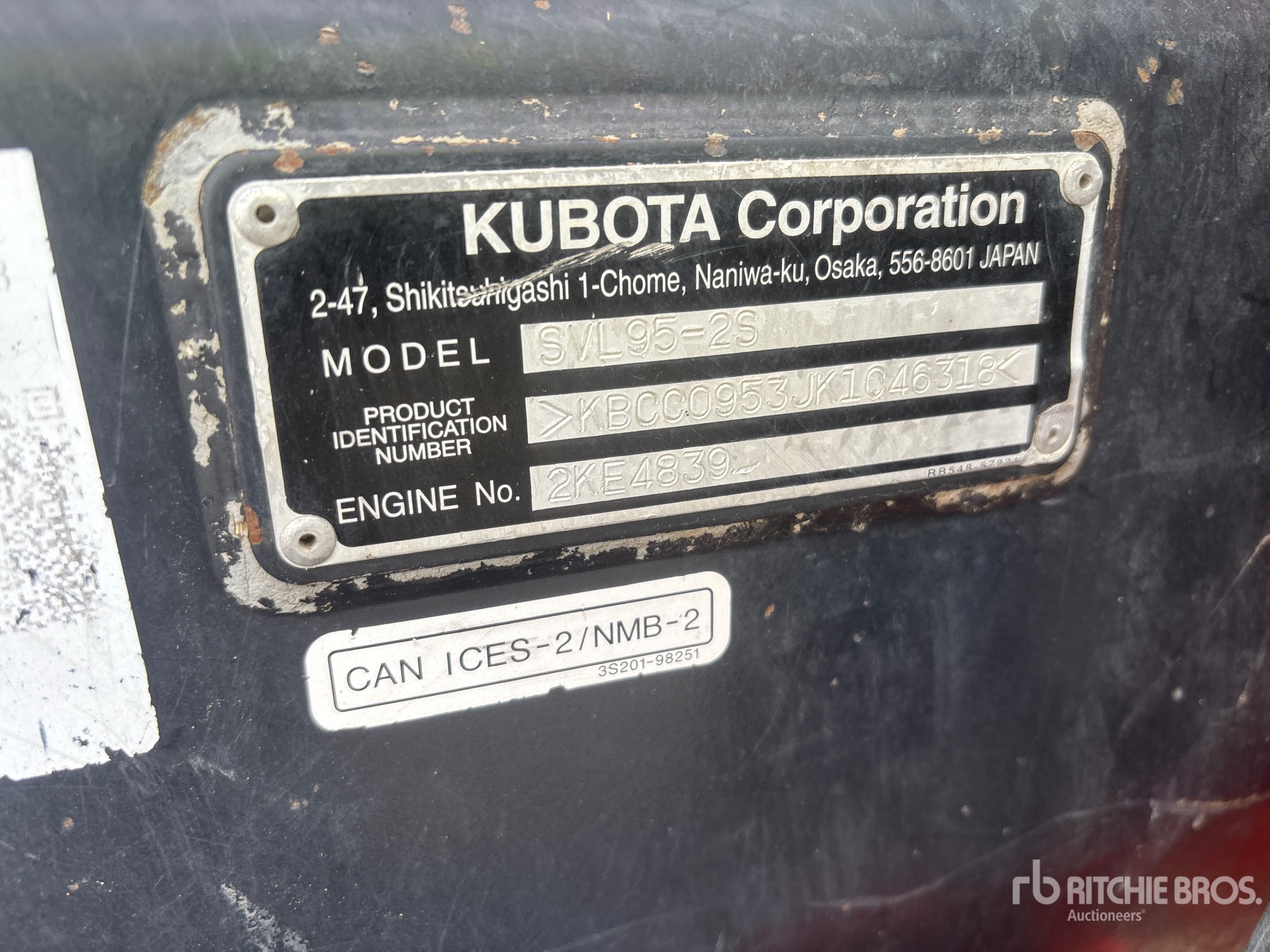2019 Kubota SVL95-2S