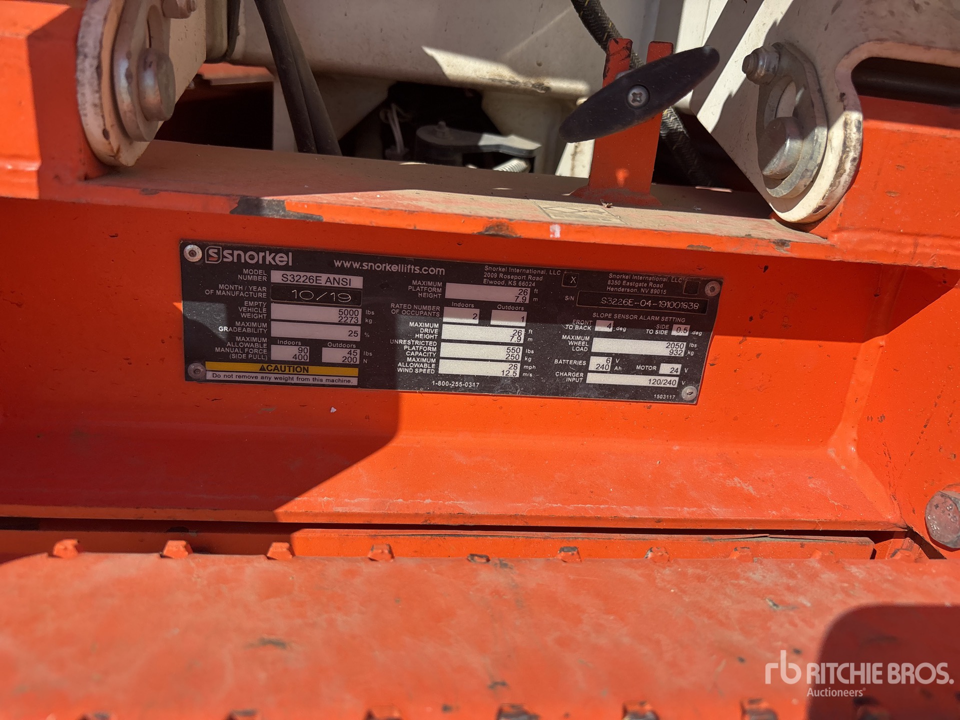 2019 Snorkel S3226E