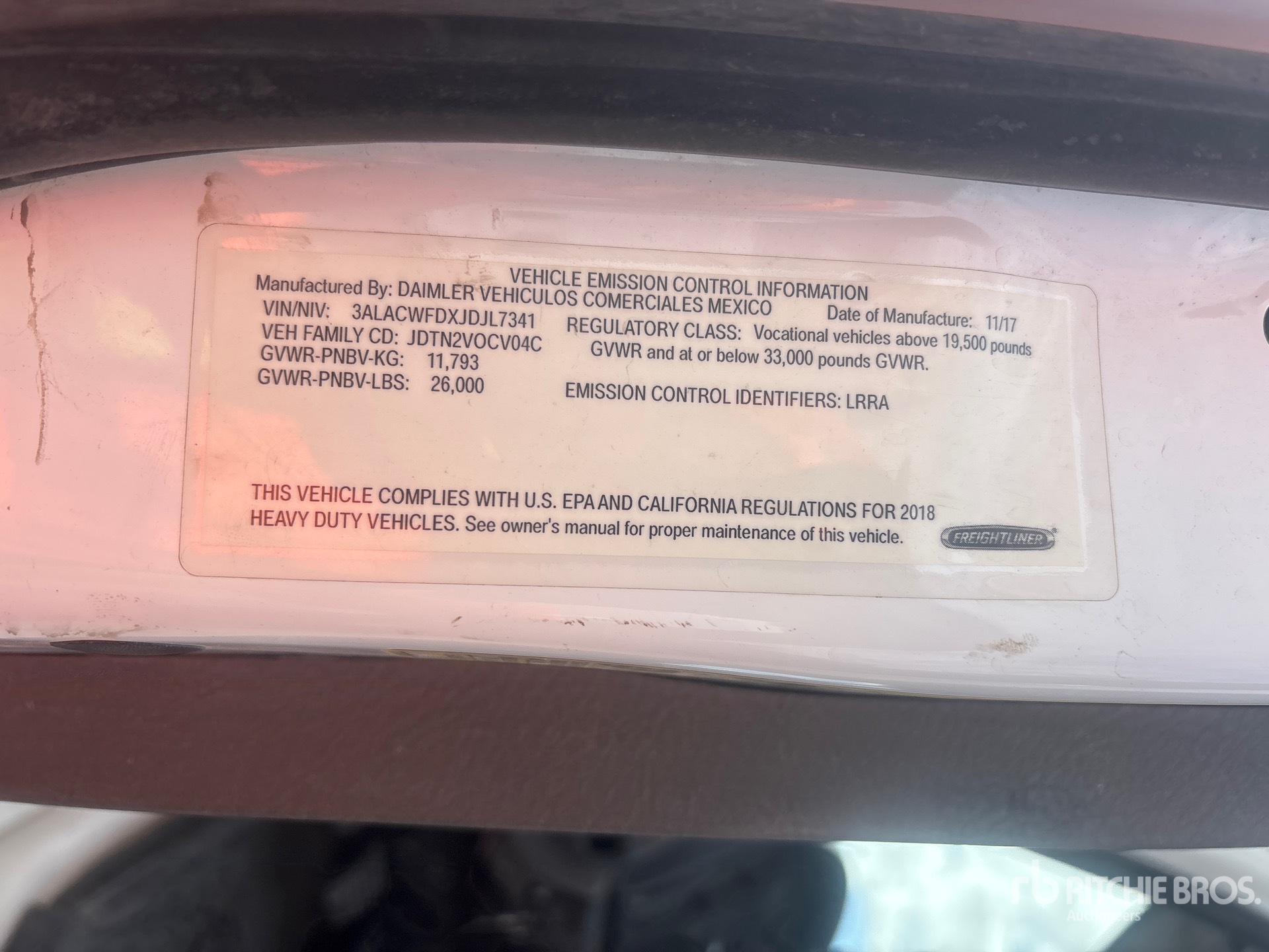 2018 Freightliner M2 102