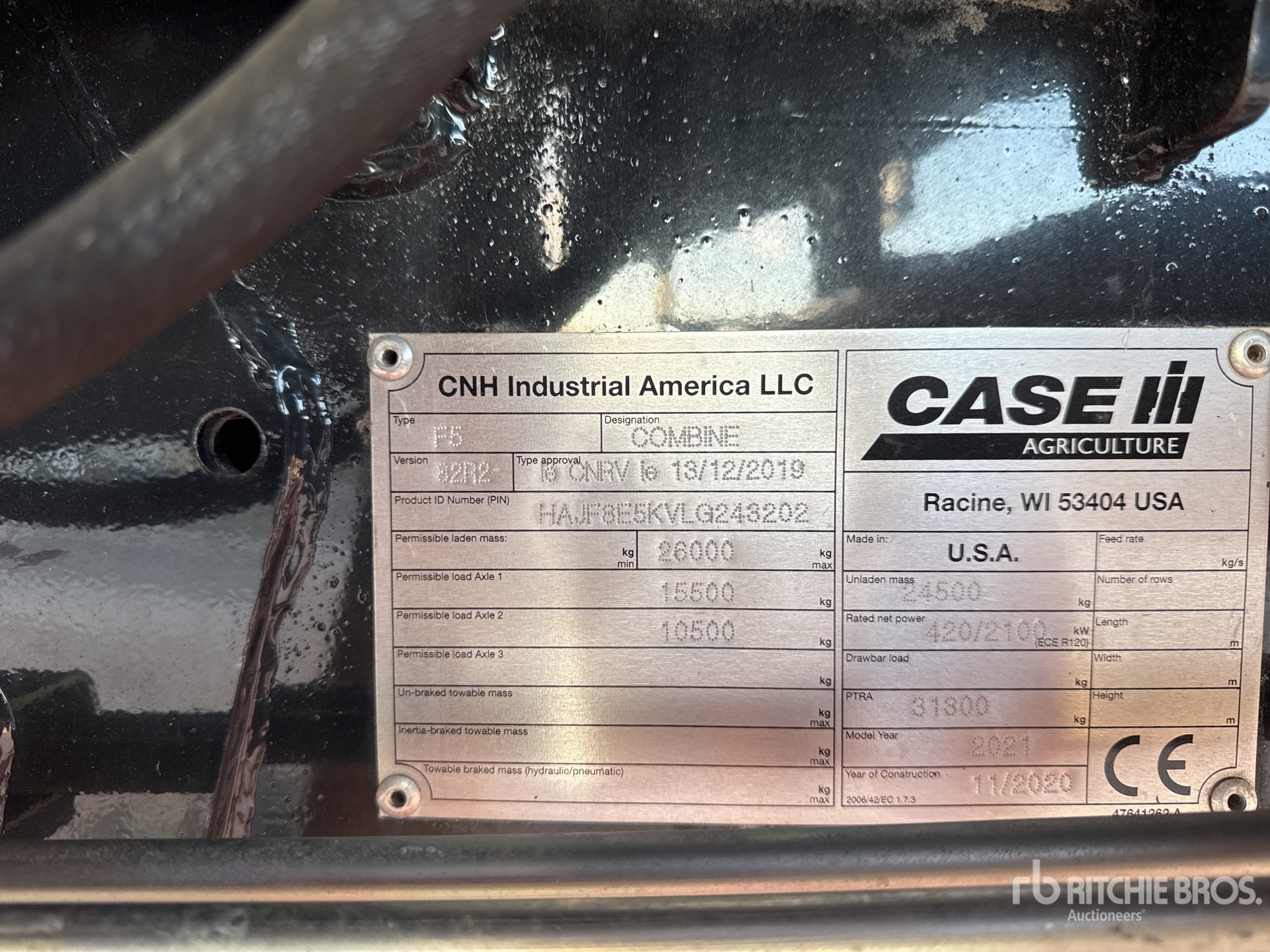 2020 Case Ih AXIAL FLOW 8250