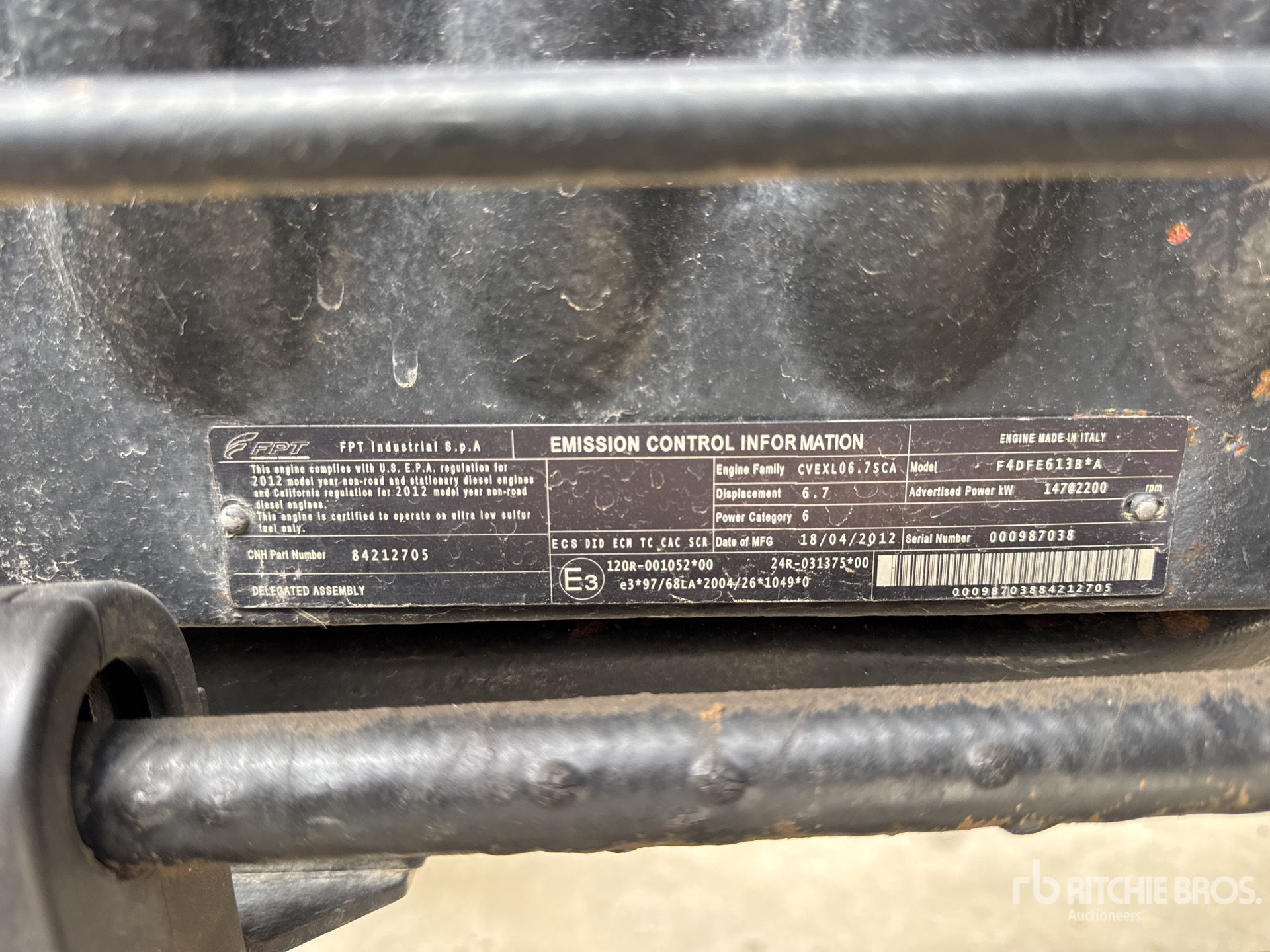 2012 New Holland T7.210 POWER CO