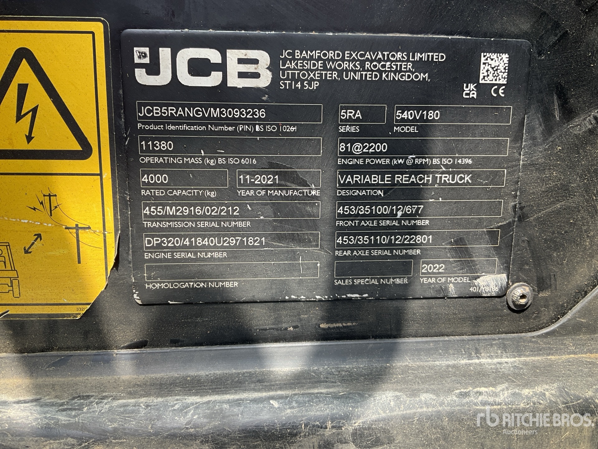 2021 JCB 540-180