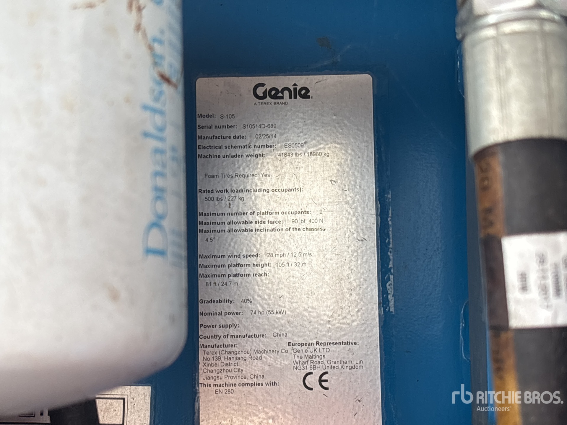 2014 Genie S-105