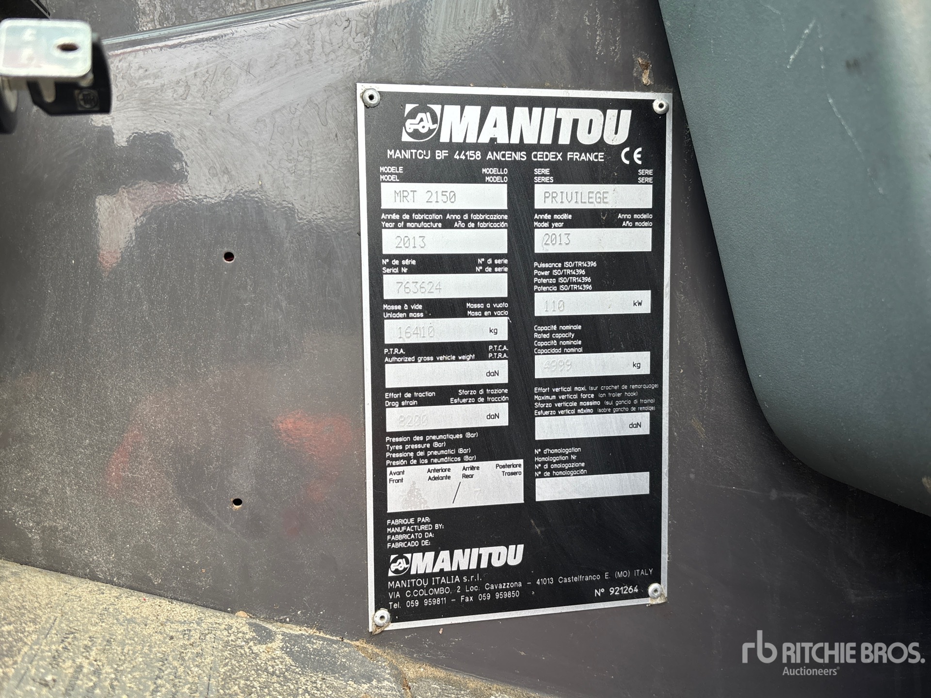 2013 Manitou MRT2150