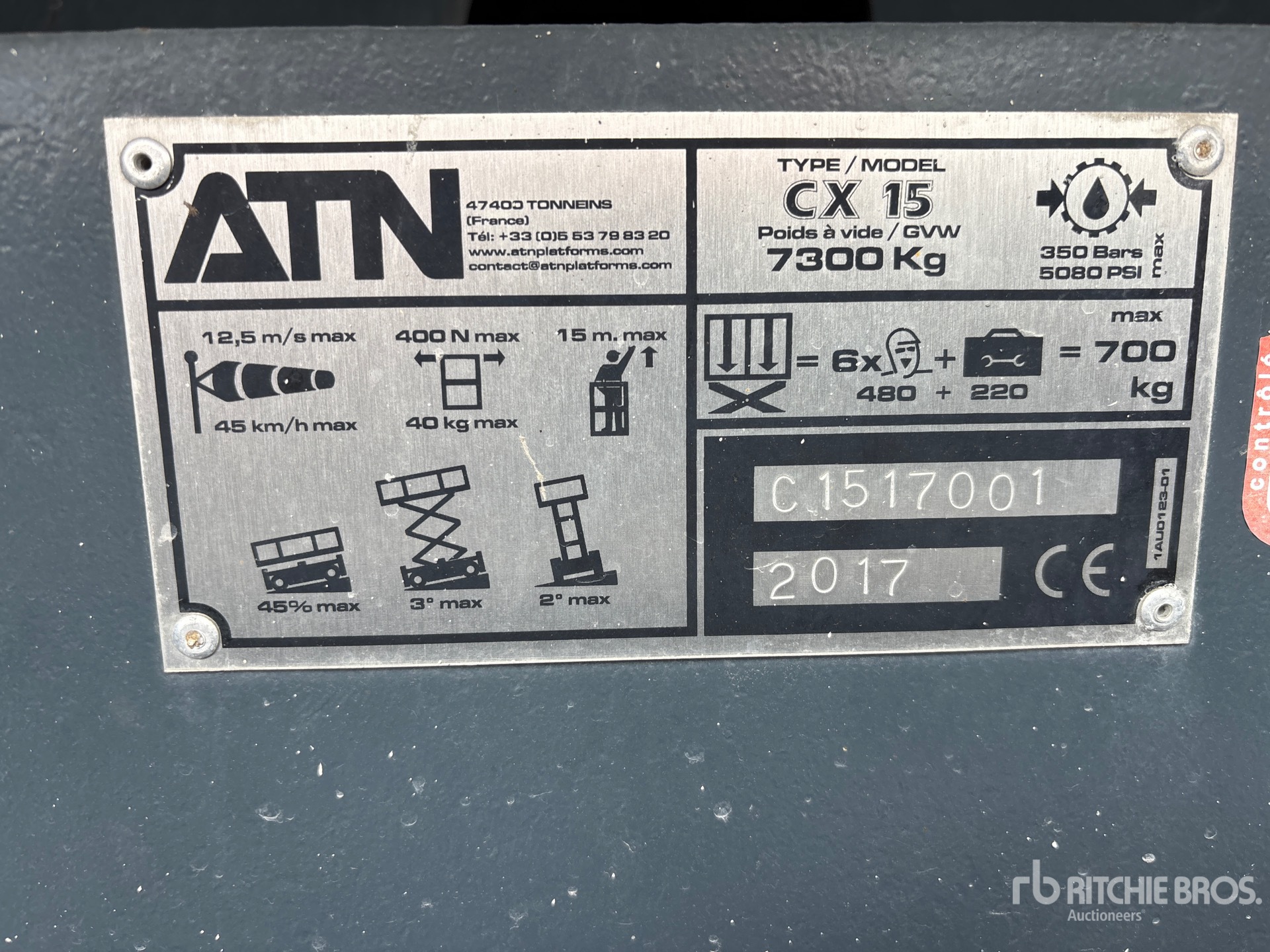 2017 ATN CX15
