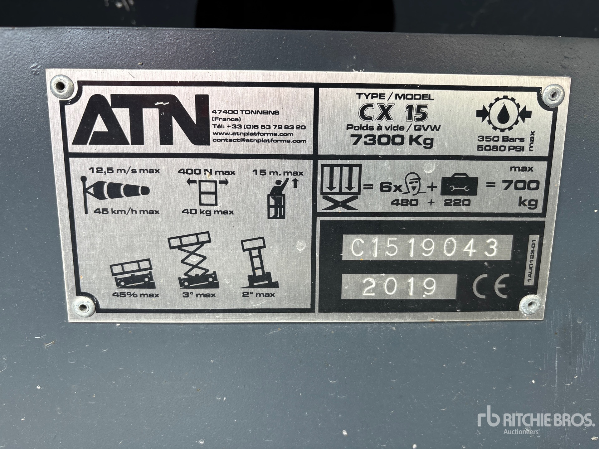 2019 ATN CX15
