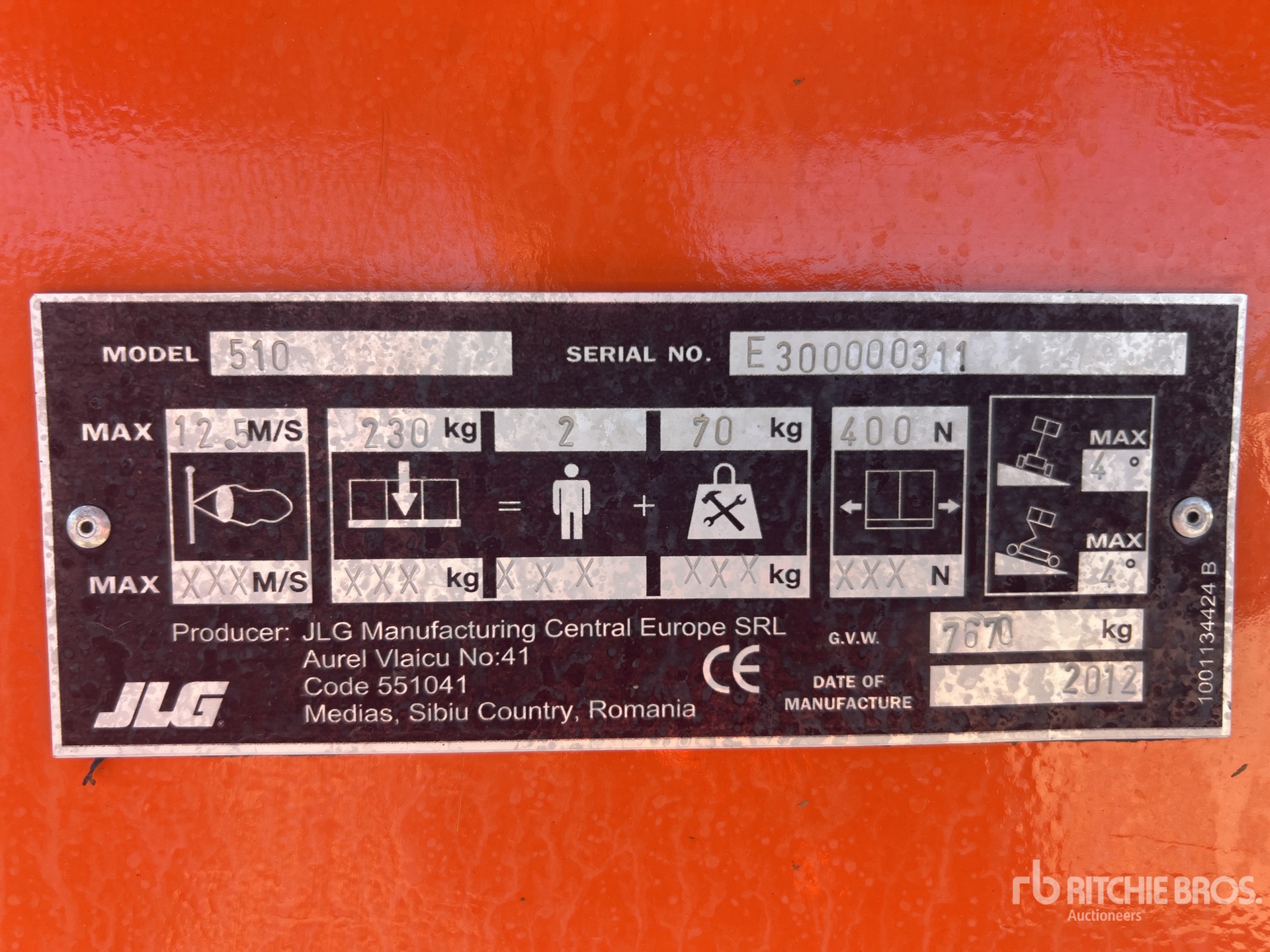 2012 JLG 510AJ
