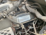 Engine with Emission Certification Label