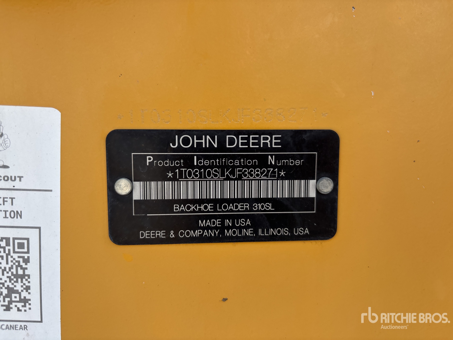 2018 John Deere 310SL