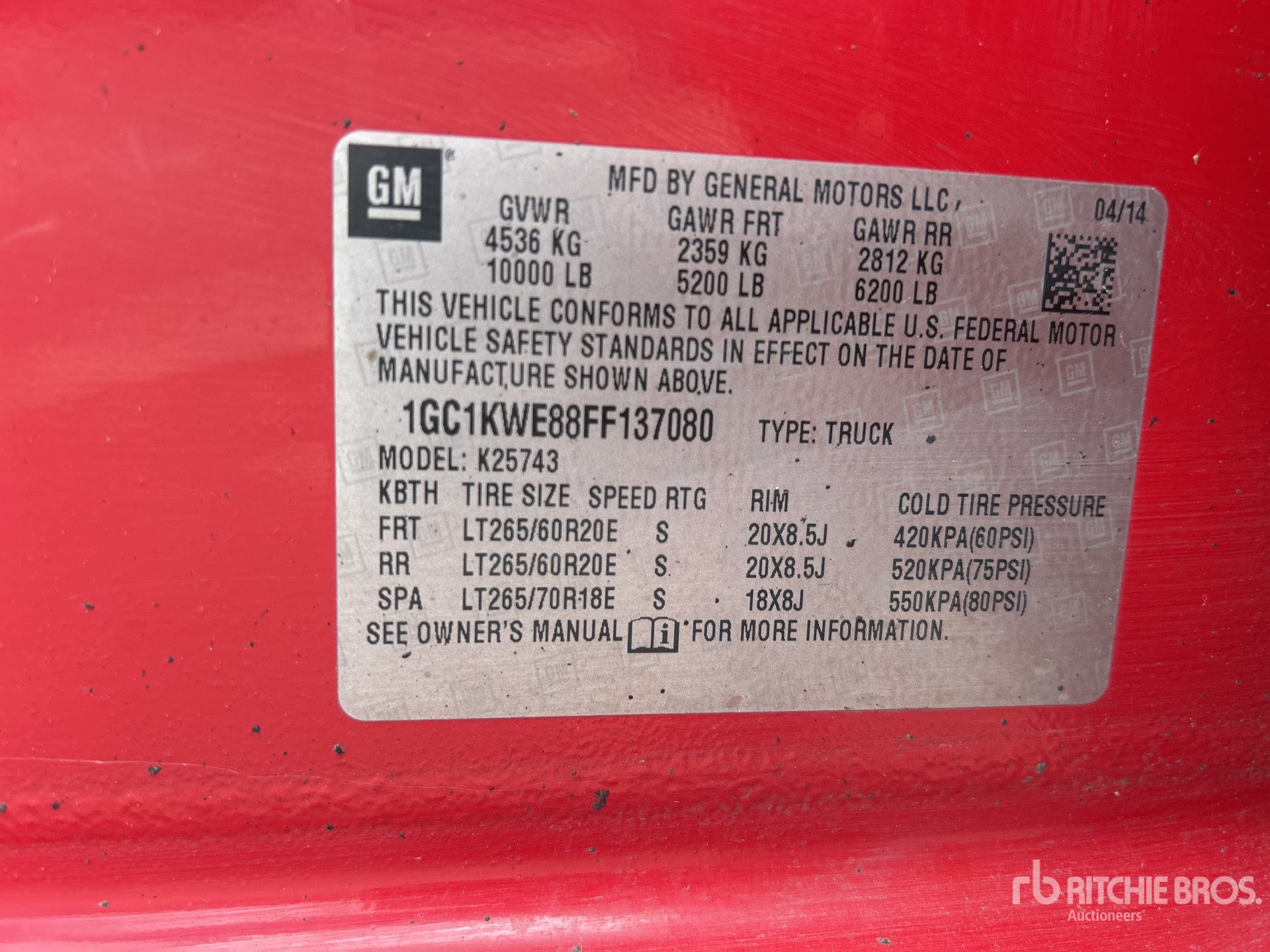2015 Chevrolet SILVERADO 2500H