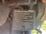 Engine with Emission Label