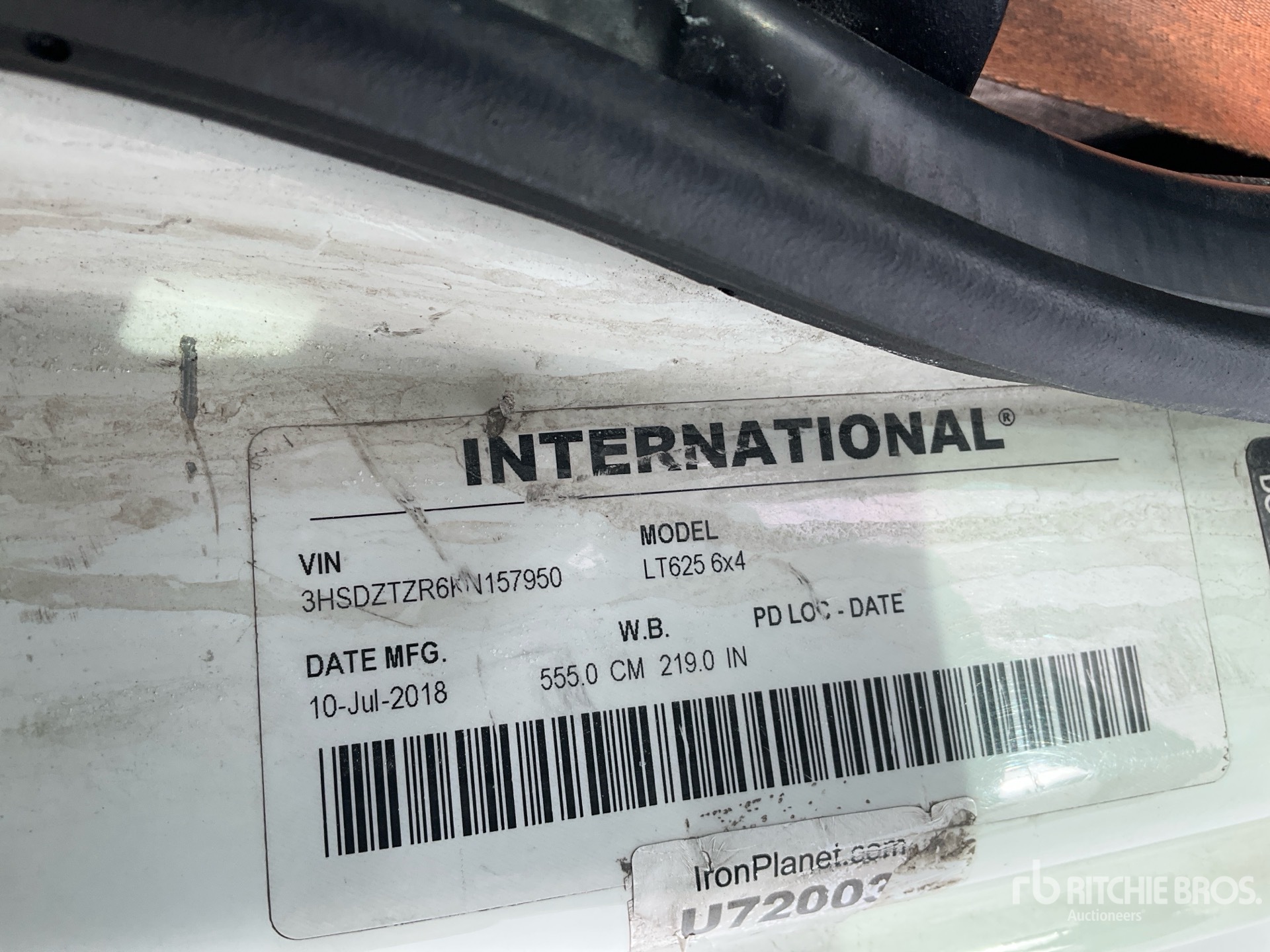 2019 International LT625
