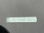 General Appearance with Frame Stamp Serial Number/VIN Photo
