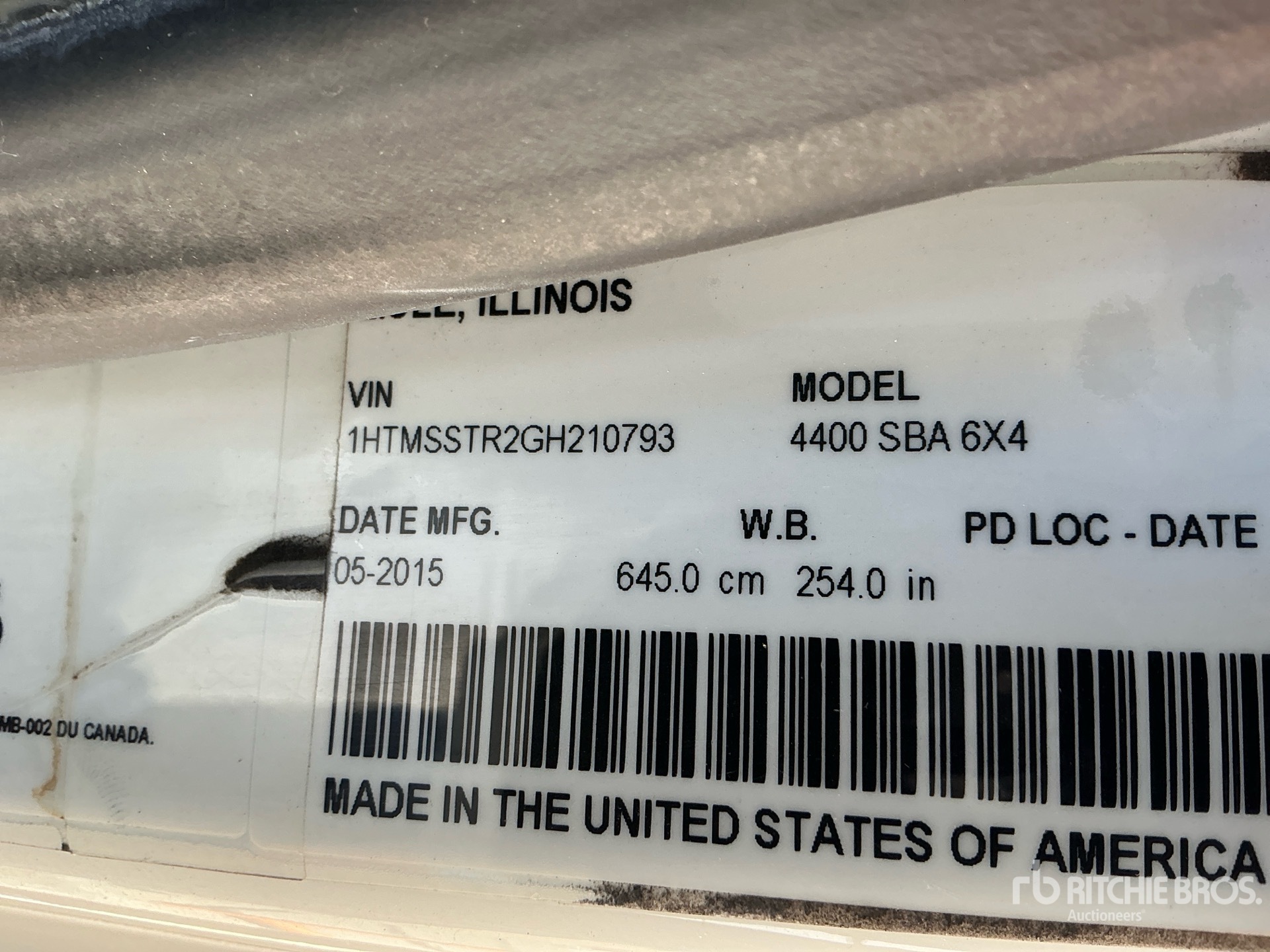 2016 International 4400