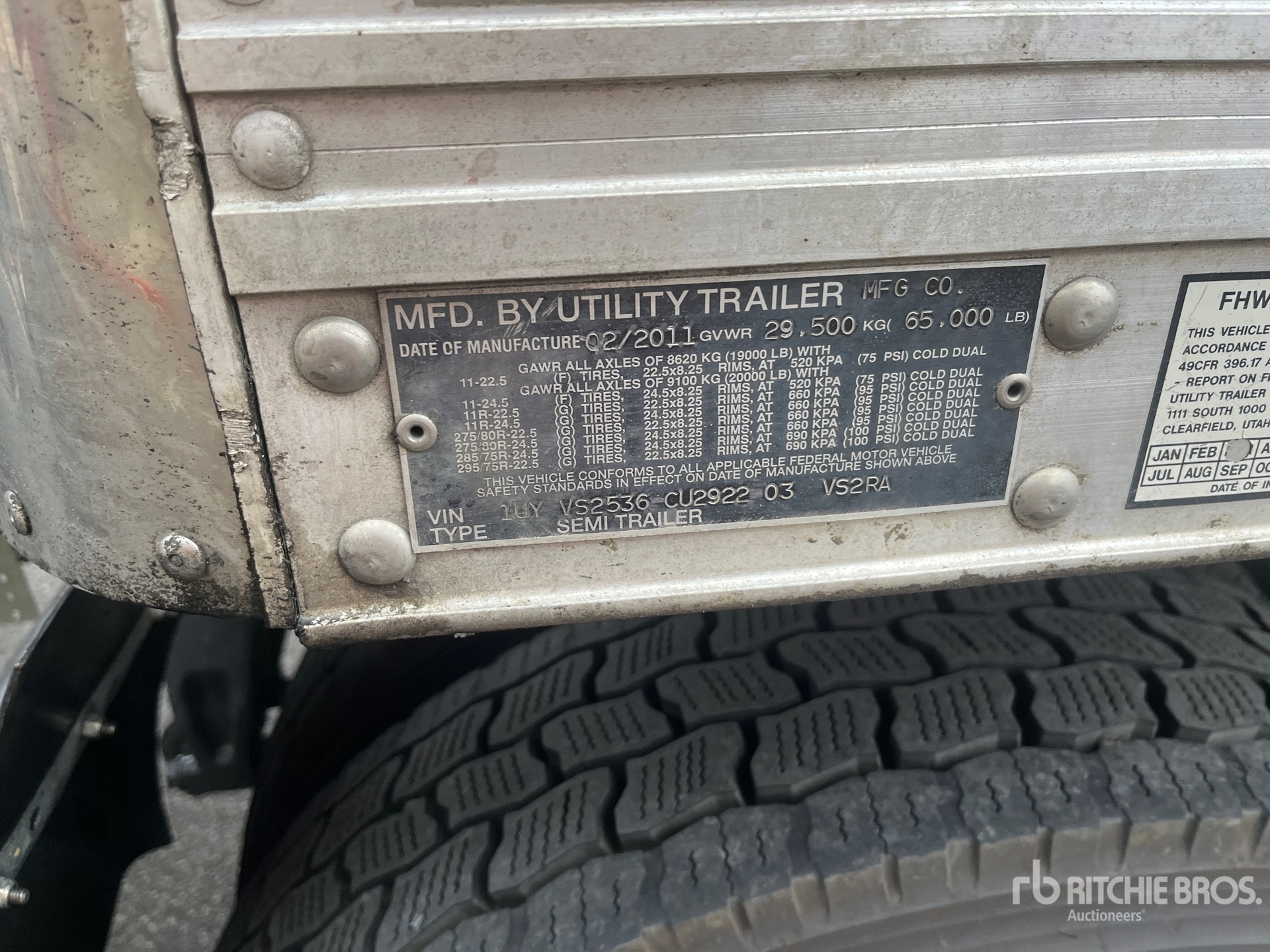 2012 Utility VS2RA