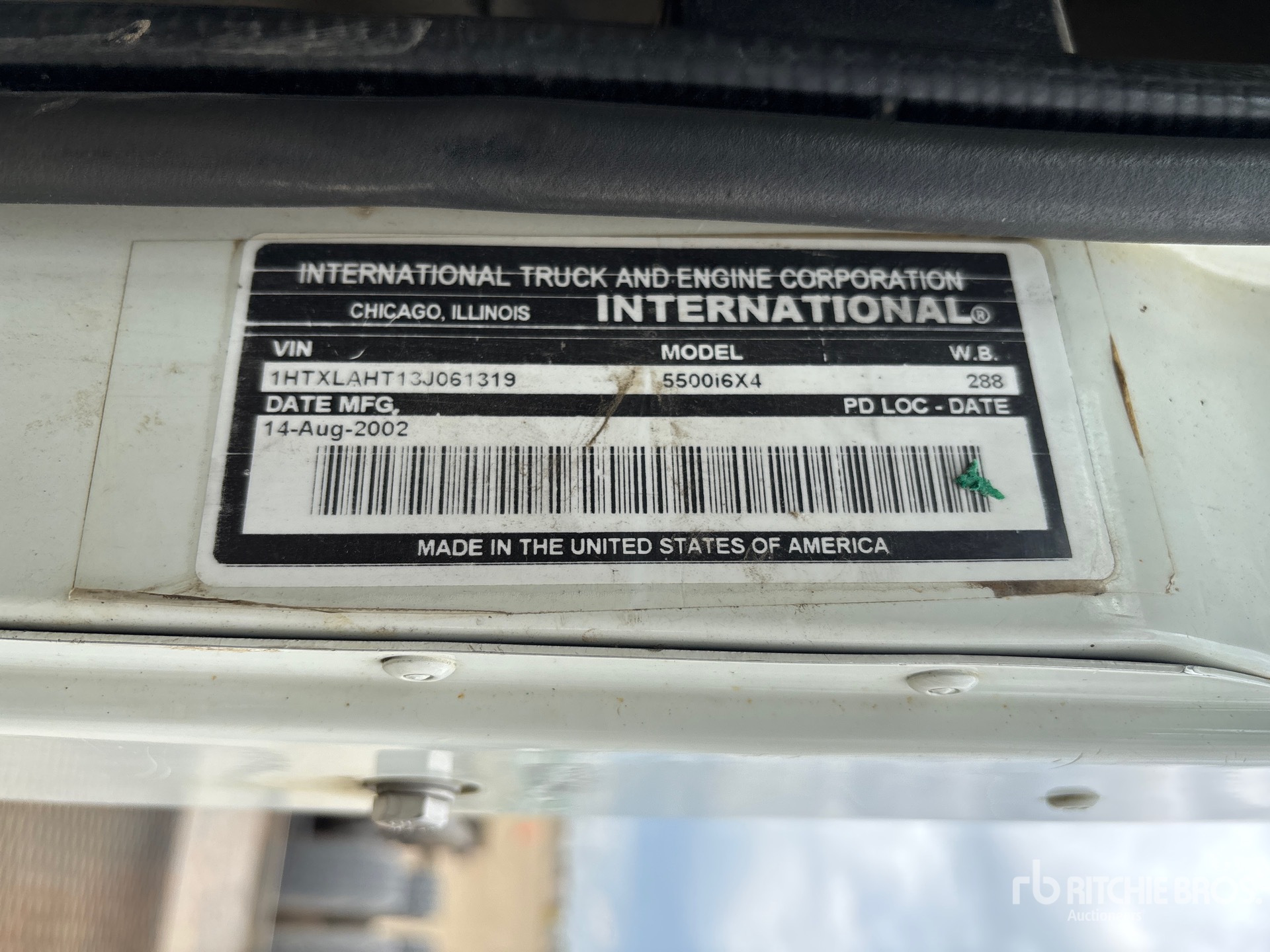 2003 International PAYSTAR 5500I