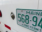 Trailer Chassis with License Plate Light Functional