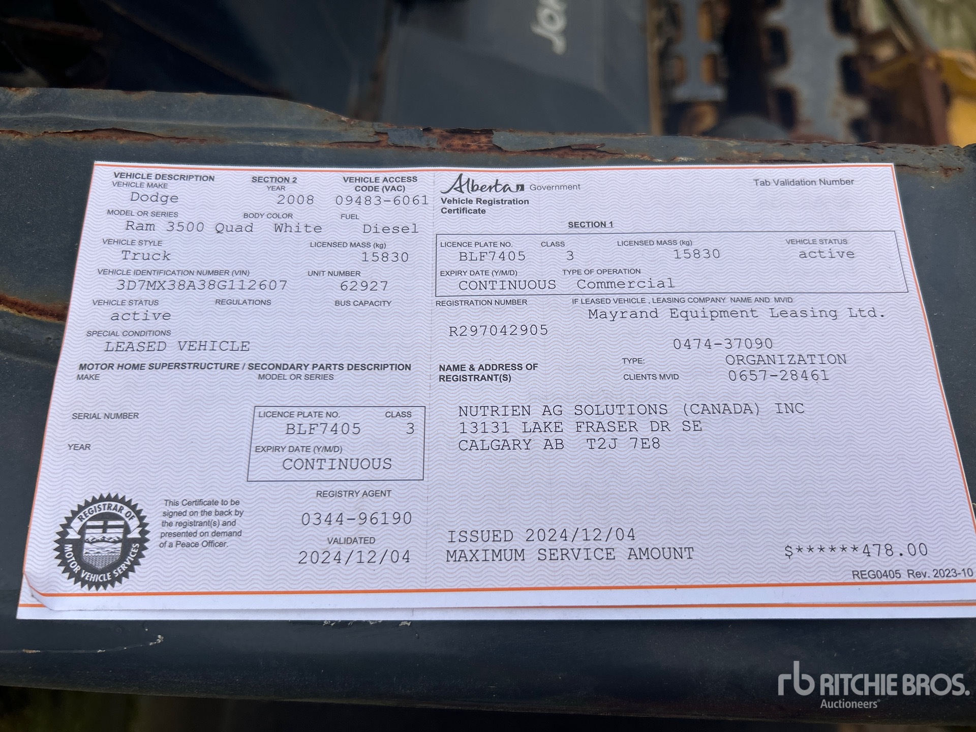 2007 Dodge Ram 3500