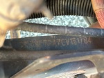 General Appearance with Frame Stamp Serial Number/VIN Photo