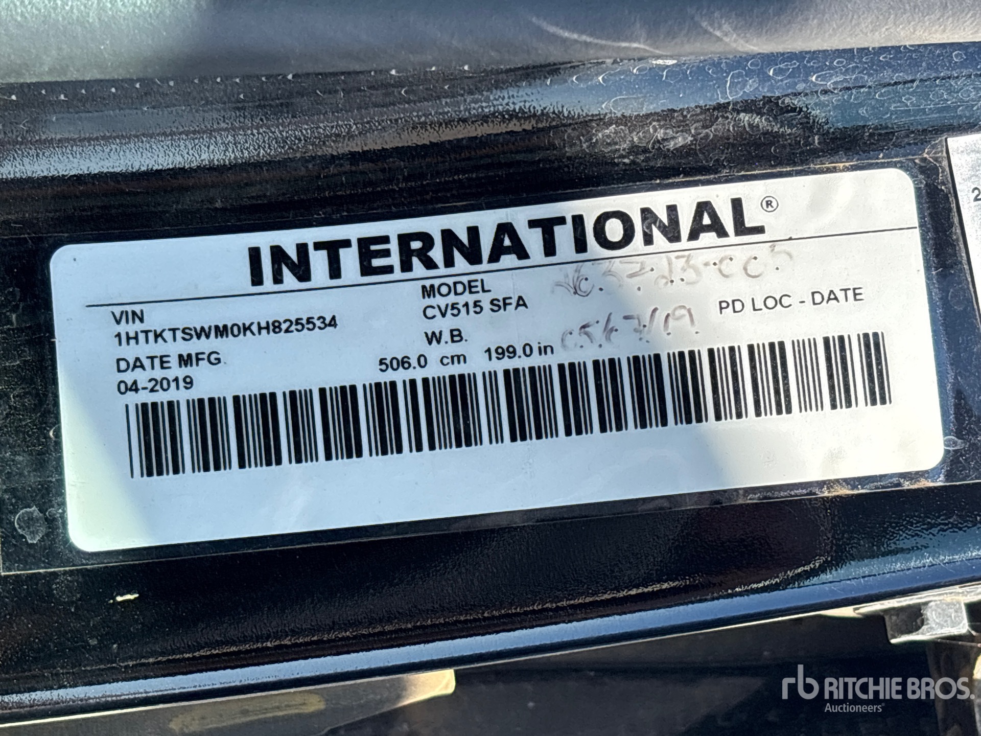 2019 International CV515
