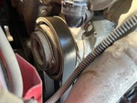 Engine with A/C Compressor