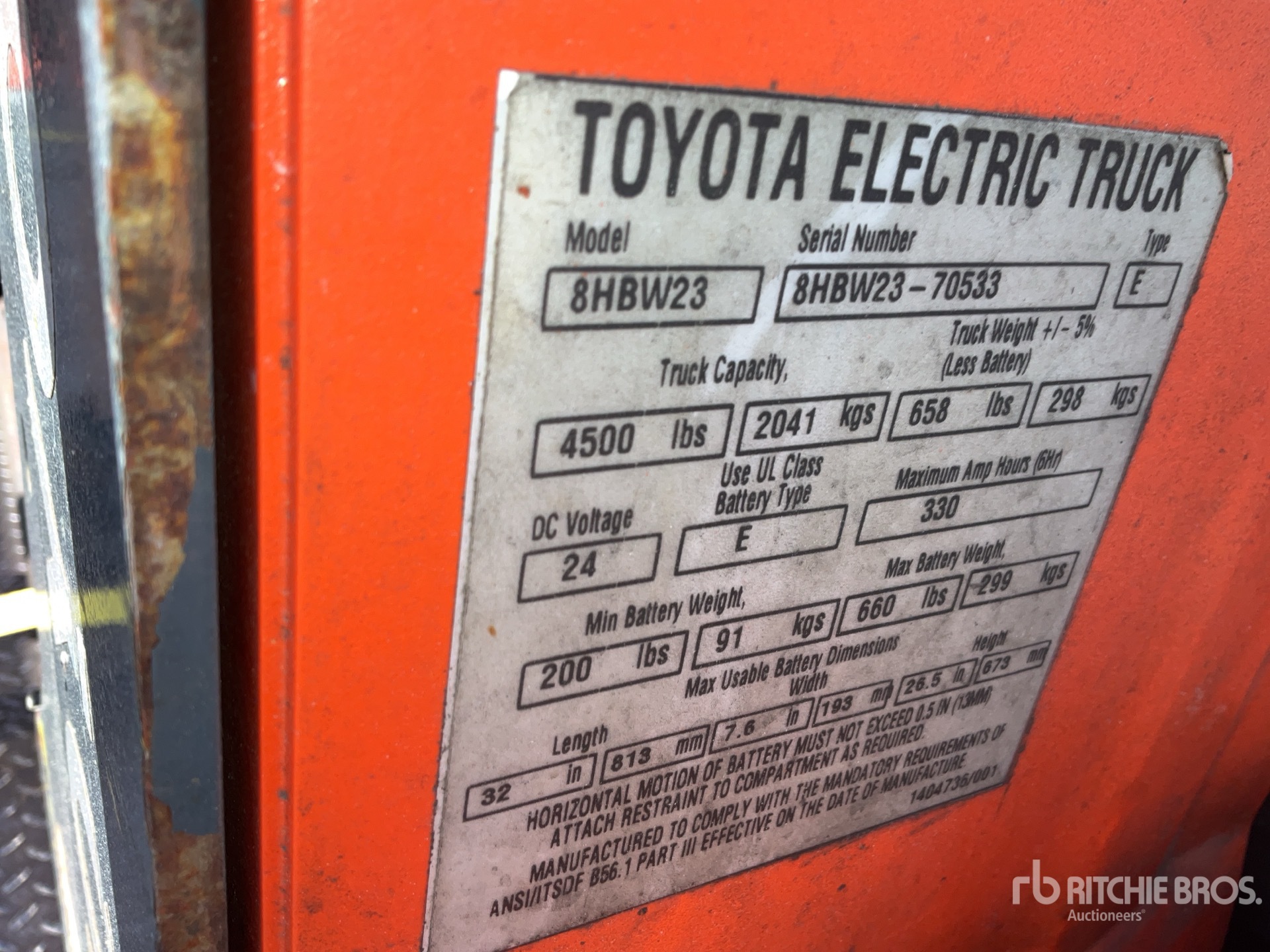 Toyota 8HBW23