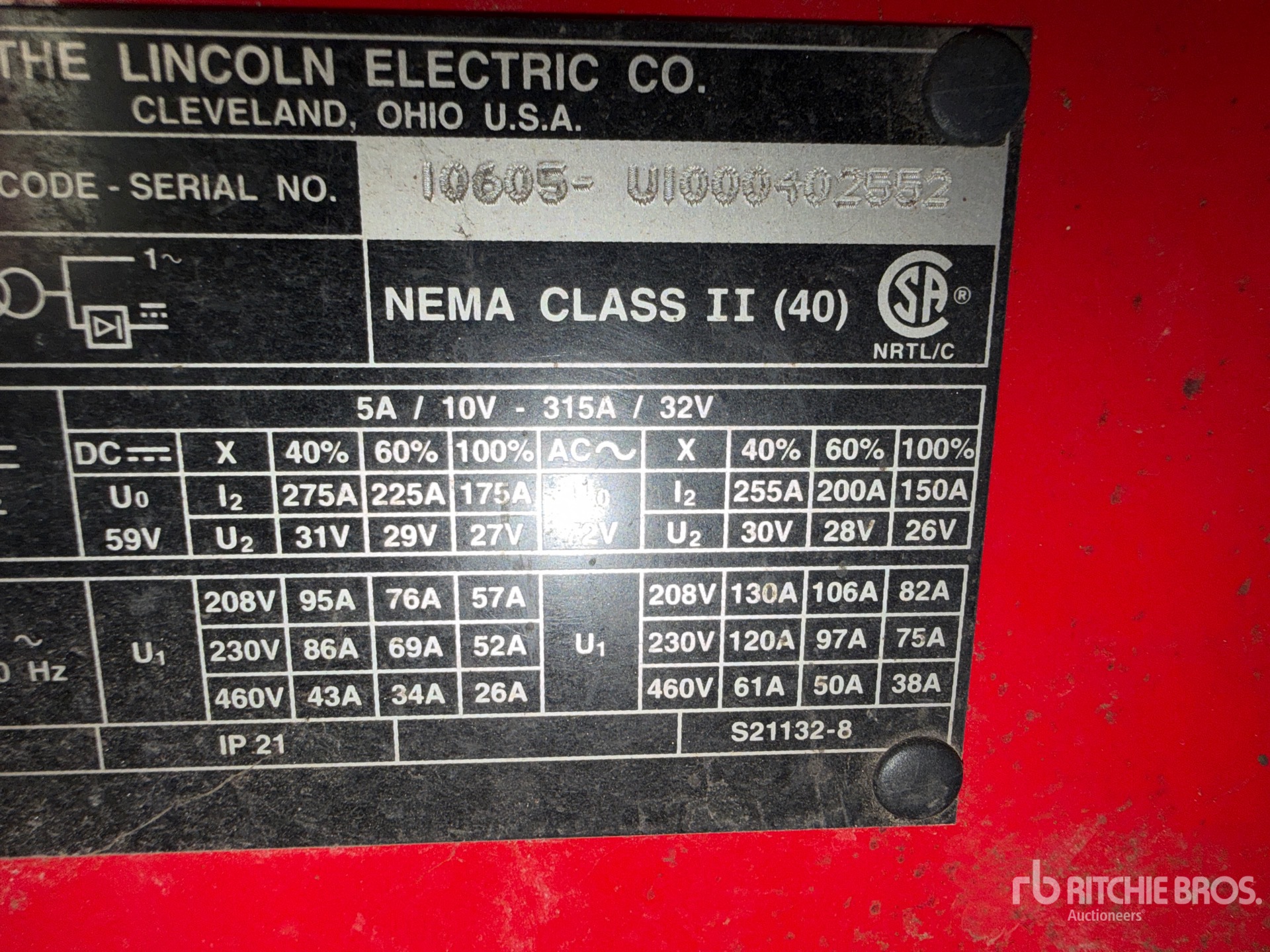 2000 Lincoln 255 A MULTI-PROCESS