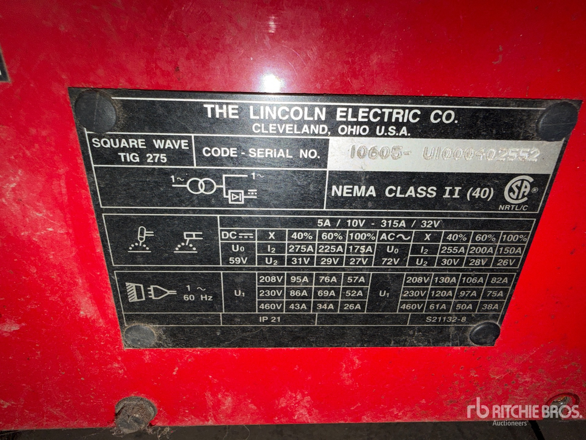 2000 Lincoln 255 A MULTI-PROCESS