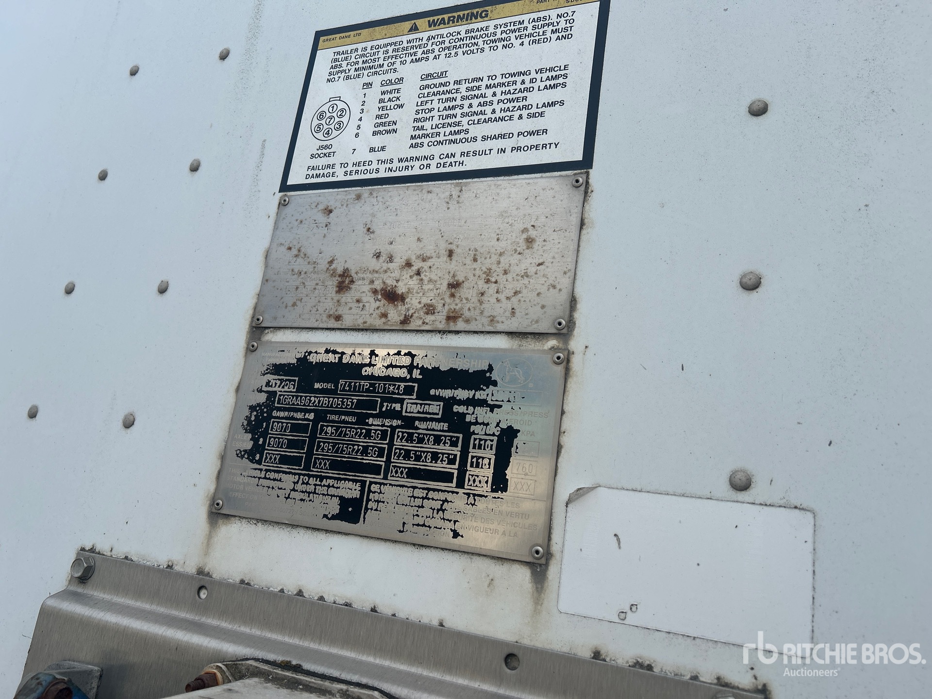 2007 Great Dane 48 FT X 102 IN T/A