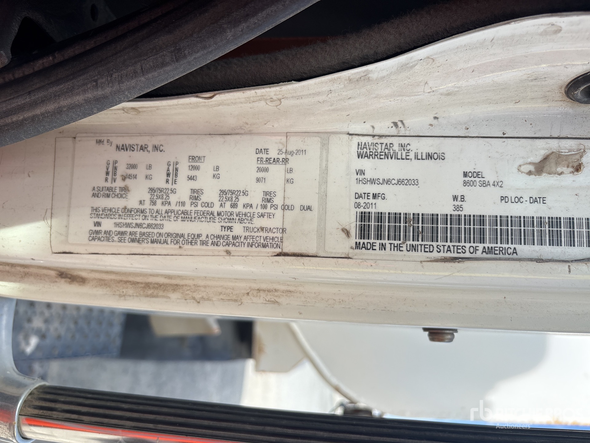 2012 International 8600