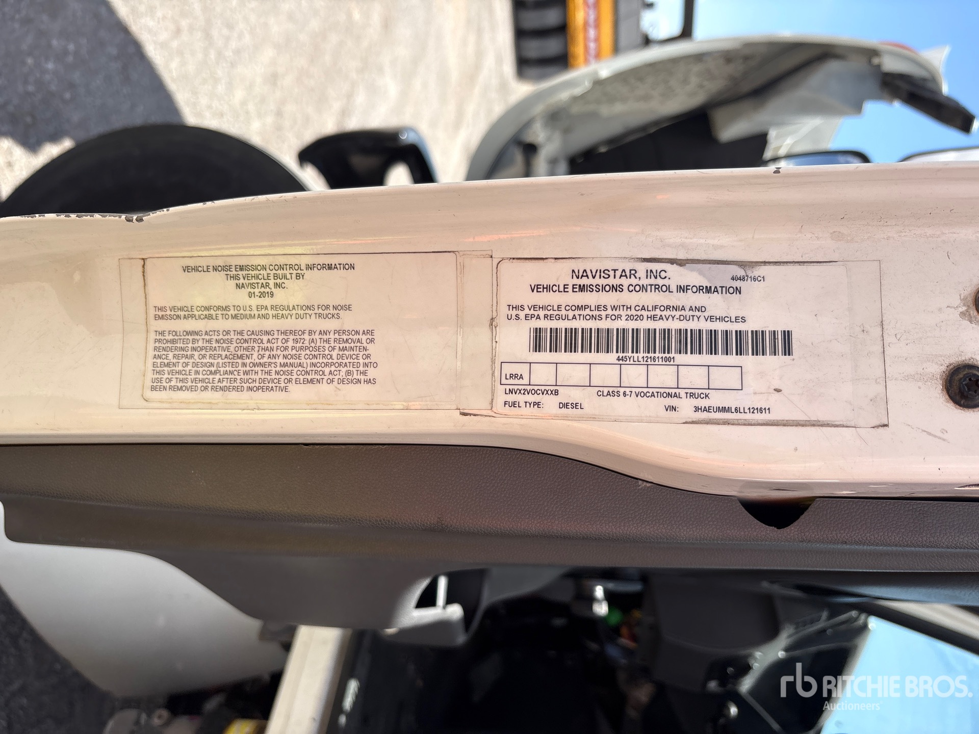 2020 International MV607