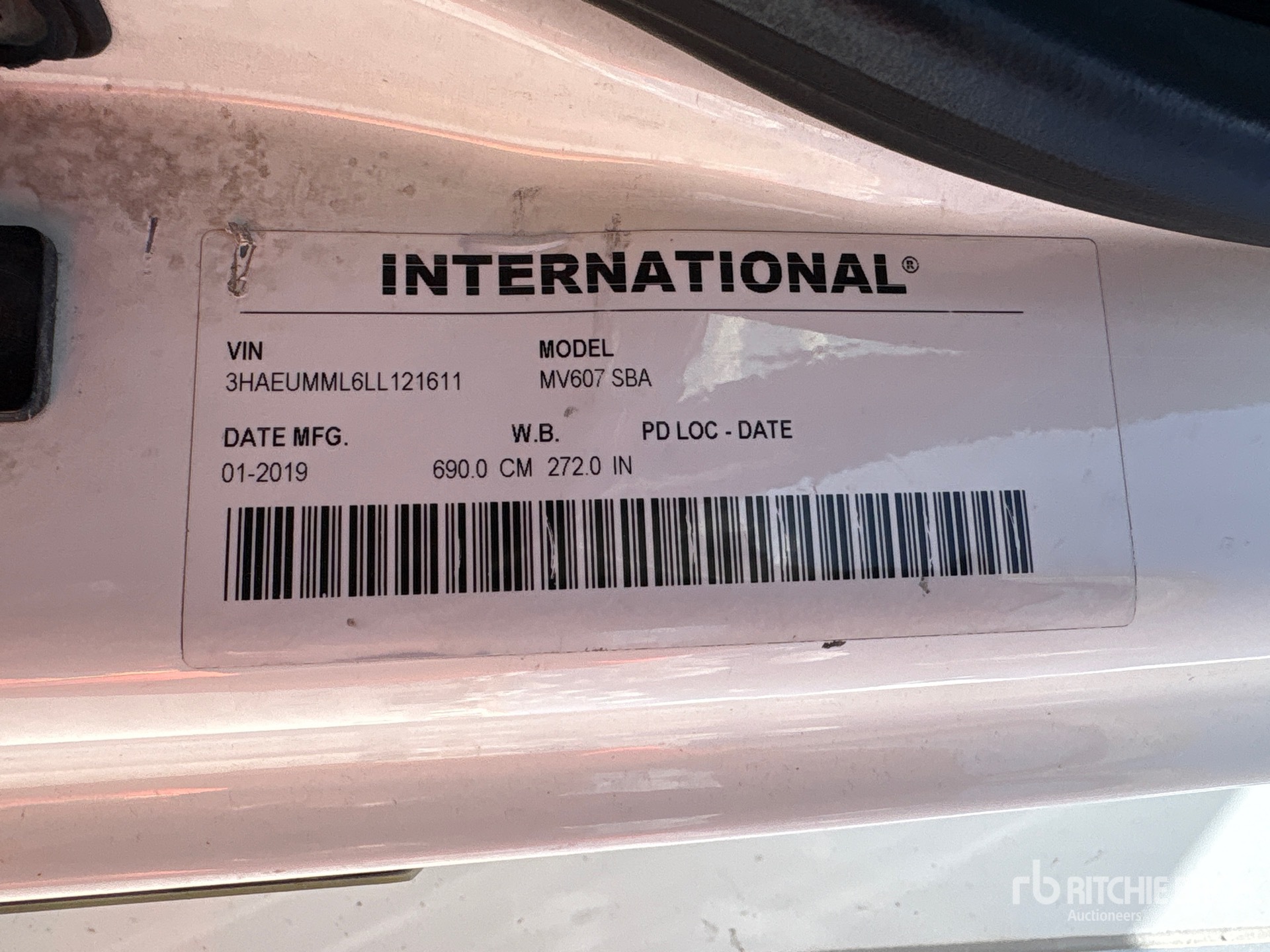 2020 International MV607