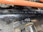 General Appearance with Frame Stamp Serial Number/VIN Photo