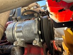 Engine with A/C Compressor